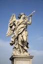 Angel sculpture in Rome, Italy. Royalty Free Stock Photo