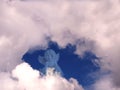 Angel in sky Royalty Free Stock Photo