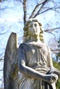 Angel state grave marker