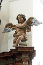 Angel statue in the church of St Leonard of Noblac in Kotari, Croatia