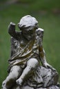 Angel found at Oakwood Cemetery in Fort Worth Texas Royalty Free Stock Photo