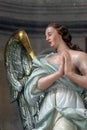 Angel, statue on the main altar in the Church of the Assumption of the Virgin Mary in Samobor, Croatia