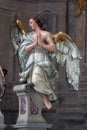 Angel, statue on the main altar in the Church of the Assumption of the Virgin Mary in Samobor, Croatia