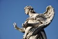 Angel Statue on the Ponte Sant' Angelo bridge, R Royalty Free Stock Photo