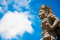 Angel statue in the sky Royalty Free Stock Photo