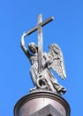 Angel statue on top of Alexander Column - St. Petersburg