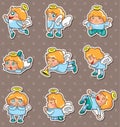 Angel stickers