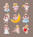 Angel stickers