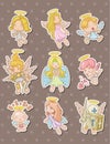 Angel stickers