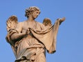 Angel with Sudarium. Rome. Royalty Free Stock Photo