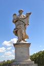 Angel with the Sudarium in Rome, Italy Royalty Free Stock Photo