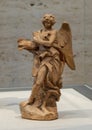 Angel with the Superscription by Gian Lorenzo Bernini on display in the Kimbell Art Museum in Fort Worth, Texas.