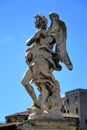 Angel with the Superscription in Rome, Italy Royalty Free Stock Photo