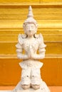 Angel in traditional Thai style molding art Royalty Free Stock Photo