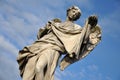 Angel with the Veil. Statue on the Ponte Sant' Angelo, Ro Royalty Free Stock Photo