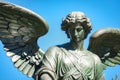 Angel of the waters is the statue on top of the Bethesda Fountain, in Central Park, Midtown Manhattan, New York, USA Royalty Free Stock Photo