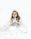 Angel in White Royalty Free Stock Photo