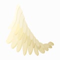 Angel wing icon, cartoon style Royalty Free Stock Photo