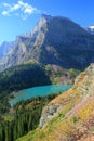 Angel Wing Mountain and Grinnell Lake Royalty Free Stock Photo