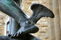 Angel wings of a statue in Florence , Italy Royalty Free Stock Photo