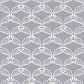 Angel wings grid white gray art seamless sketch pattern
