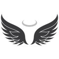 Angel wings logo