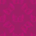 Angel wings seamless lilac pink pattern