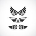 Angel wings vector icon Royalty Free Stock Photo