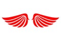 Angel wings vector icon Royalty Free Stock Photo