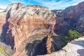 Angel's Landing in Zion NP, Utah Royalty Free Stock Photo