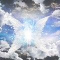 Angel's Wings. 3D Rendering Royalty Free Stock Photo