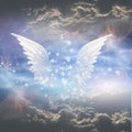 Angel's Wings. 3D Rendering Royalty Free Stock Photo