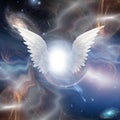 Angel's Wings. 3D Rendering Royalty Free Stock Photo