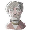 Angela Dorothea Merkel Chancellor of Germany Cartoon Caricature