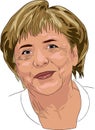 Angela Dorothea Merkel Illustration