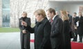 Angela merkel, Donald Tusk Royalty Free Stock Photo