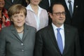 Angela Merkel, Francois Hollande