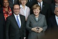 Angela Merkel, Francois Hollande