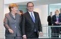 Angela Merkel, Francois Hollande