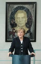 Angela Merkel, Gerhard Schroeder Royalty Free Stock Photo