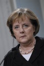 ANGELA MERKEL GERMAN CHANCELLOR Royalty Free Stock Photo