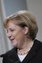 ANGELA MERKEL GERMAN CHANCELLOR Royalty Free Stock Photo