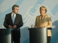 Angela Merkel, Gordon Brown Royalty Free Stock Photo