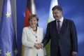 Angela Merkel, Petro Poroshenko