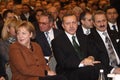 Angela Merkel and Recep Tayyip Erdogan Royalty Free Stock Photo