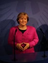 Angela Merkel wax statue