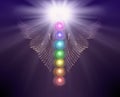 Angelic Sacred Healing Chakras Background