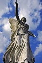 Angelic victory statue Royalty Free Stock Photo