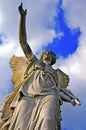 Angelic victory statue Royalty Free Stock Photo