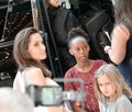 Angelina Jolie and her kids at The Breadwinner premiere at Toronto International Film Festival